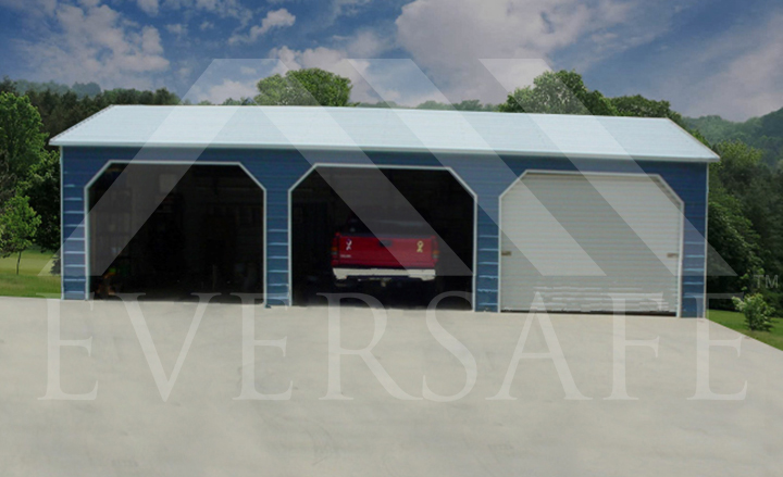 3 Car Metal Garage Kit