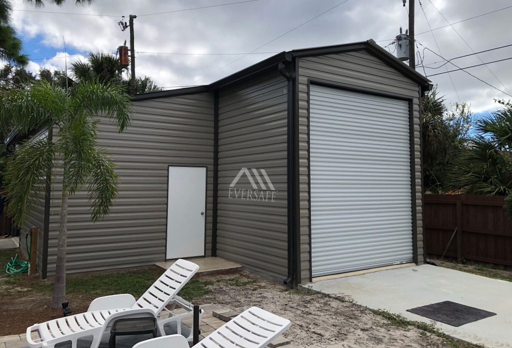 12x35 Backyard Garage Building Naples