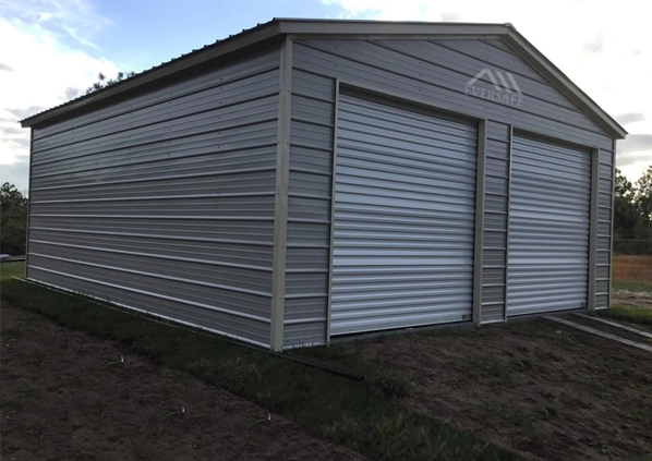 22×25 Steel Two Car Garage